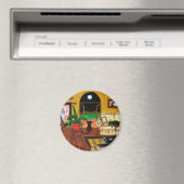 猫の家 – 満月 マグネット (インサイチュ (食洗機))