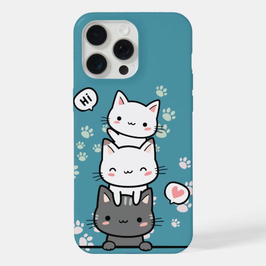 猫の寝そべるiPhoneケース iPhoneケース (裏面)
