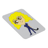 猫の尾のようなチビ(小さくかわいく書いた感じ) マグネット (右側)