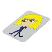 猫の尾のようなチビ(小さくかわいく書いた感じ) マグネット (左側)