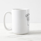 猫の屁イラスト入り コーヒーマグ - 三毛猫 コーヒーマグカップ (左)