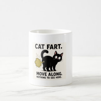 猫の屁 気にしないで ここに何もないよ 面白い コーヒーマグカップ