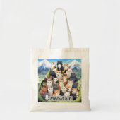 猫の山 – ミウテン トートバッグ (正面)