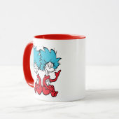 猫の帽子にいるThing+One+Thing+Two マグカップ (正面左)