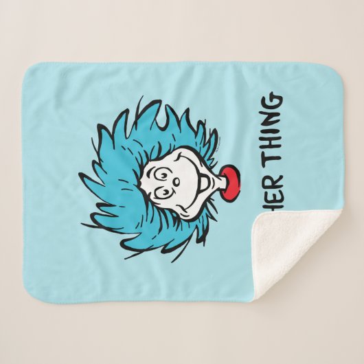 猫の帽子の中の一つ二つ兄弟物 シェルパブランケット (正面(横))