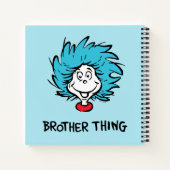 猫の帽子の中の一つ二つ兄弟物 ノートブック (裏面)