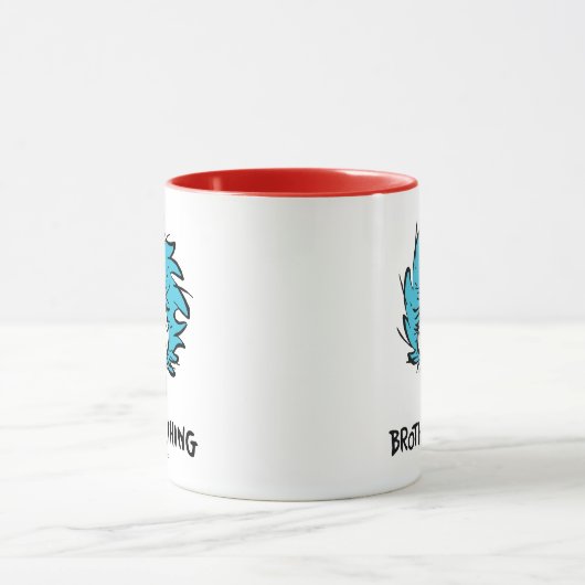 猫の帽子の中の一つ二つ兄弟物 マグカップ (中央)