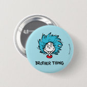 猫の帽子の中の一つ二つ兄弟物 缶バッジ (正面&裏面)