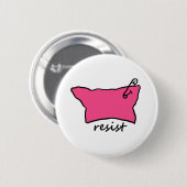 猫の帽子はボタンに抵抗します 缶バッジ (正面&裏面)