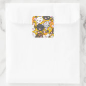 猫の幸せ スクエアシール (バッグ)