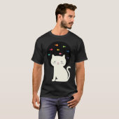 猫の幻想 Tシャツ (正面フル)