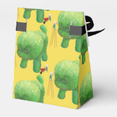 猫の庭師と緑の動物の茂み フェイバーボックス (裏面サイド)