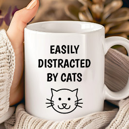 猫の引き寄せ力は異常 猫に惑わされやすい コーヒーマグカップ