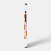 猫の引っかき傷 シームレス パターン iPhoneケース (左側面)