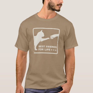 猫の引用グッズ ねこ語録 猫の友達 最高の友達 ヴィンテージ Tシャツ