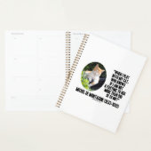 猫の引用文とミシェル・デ・モンティーニュ プランナー手帳 (ディスプレー)