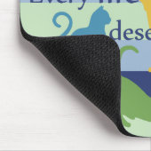 猫の引用文に値する9匹のおもしろい猫の命 マウスパッド (コーナー)