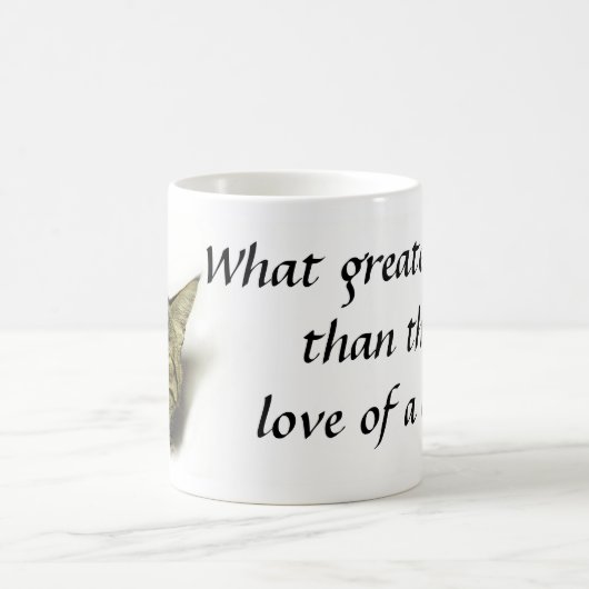 猫の引用文のマグ(色の変更) モーフィングマグカップ (中央)