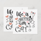 猫の引用文 (正面/裏面)