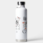 猫の引用文 ウォーターボトル (右面)