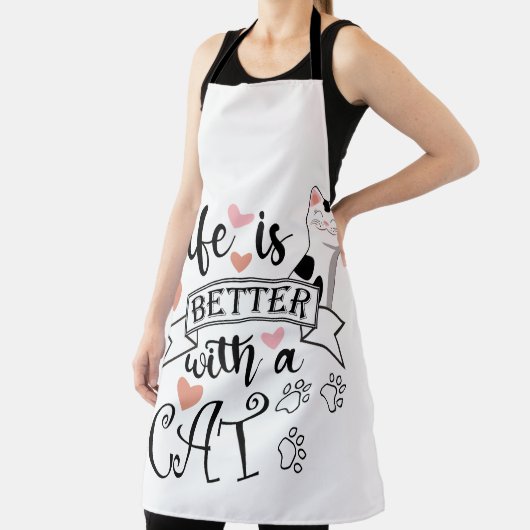 猫の引用文 エプロン (インサイチュ)