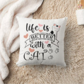 猫の引用文 クッション (ブランケット)
