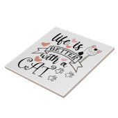 猫の引用文 タイル (側面)