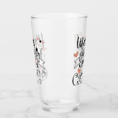 猫の引用文 タンブラーグラス (左)