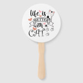 猫の引用文 ハンドファン (裏面)