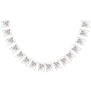 猫の引用文 バンティングフラッグ