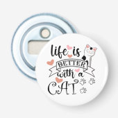 猫の引用文 栓抜き (正面)