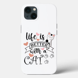 猫の引用文 iPhone 13ケース