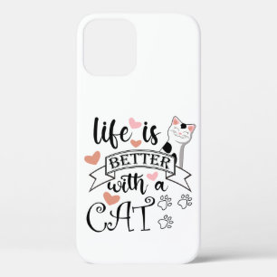 猫の引用文 iPhone 12ケース