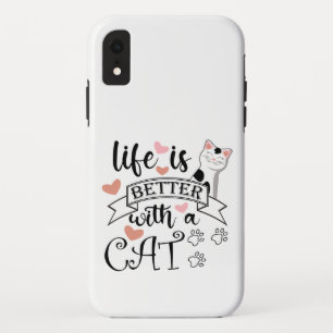 猫の引用文 iPhone XRケース