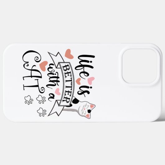 猫の引用文 Case-Mate iPhoneケース (裏面 (横))