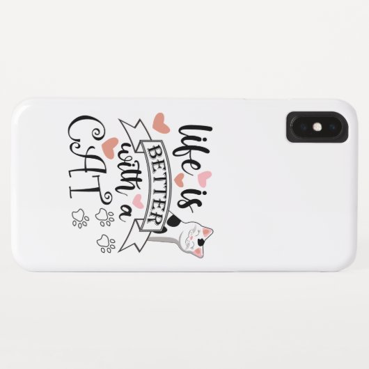 猫の引用文 Case-Mate iPhoneケース (裏面(横))