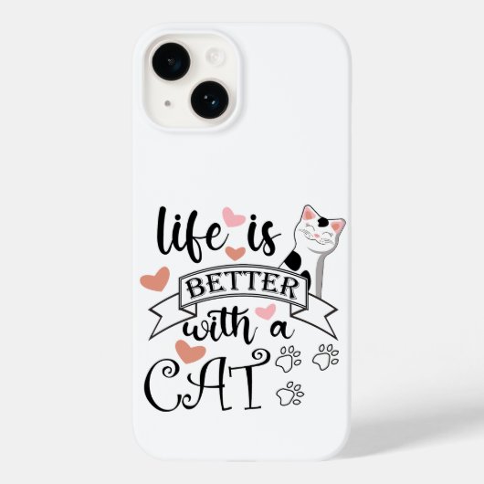 猫の引用文 Case-Mate iPhoneケース (裏面)