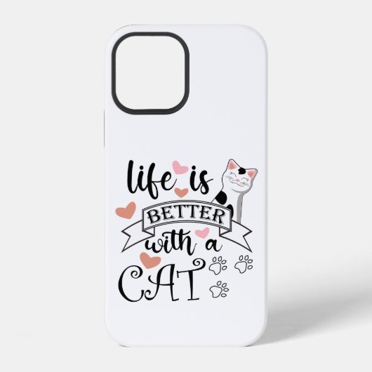 猫の引用文 iPhoneケース (裏面)
