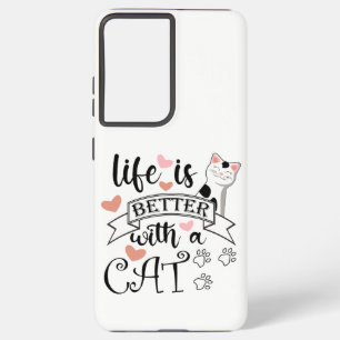 猫の引用文 SAMSUNG GALAXY S21 ULTRAケース