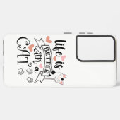 猫の引用文 SAMSUNG GALAXYケース (左側面)