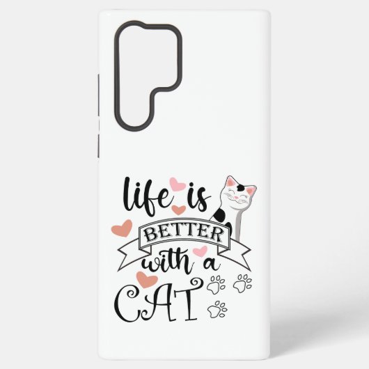 猫の引用文 SAMSUNG GALAXYケース (裏面)