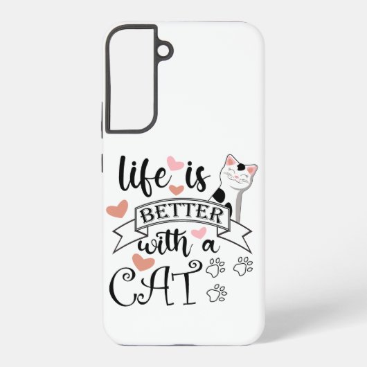 猫の引用文 SAMSUNG GALAXYケース (裏面)