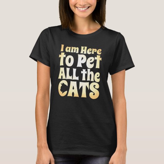 猫の引用 ペット キティ 猫 ネコ ファン Tシャツ (正面)
