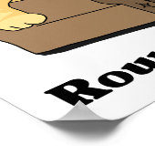 猫の形をした ポスター (角)