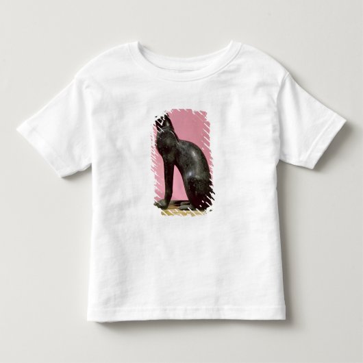 猫の彫刻、遅い期間 トドラーTシャツ (正面)