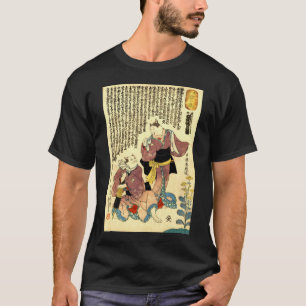 猫の役者,国芳猫の俳優,国芳,浮世絵 Tシャツ