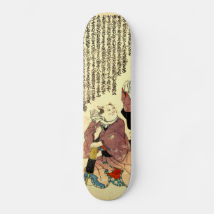 猫の役者、国芳猫役、国芳、浮世絵 スケートボード