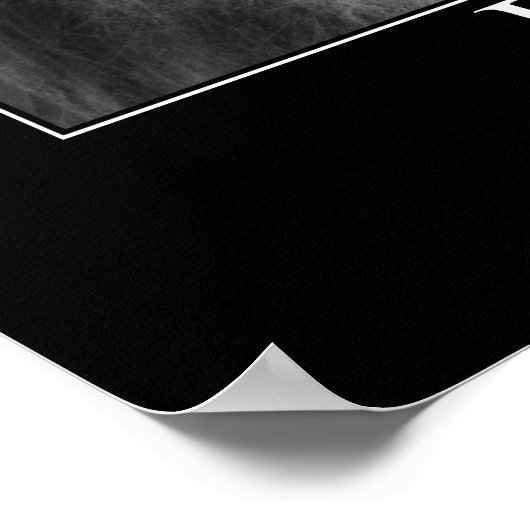 猫の忍耐強いアートワークに気を付けて ポスター (角)