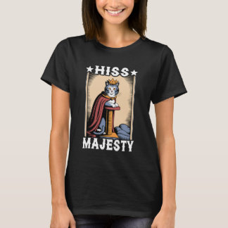 猫の怒りマジェスティ猫の爪とぎポストツリー猫 Tシャツ