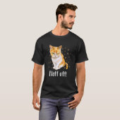 猫の怒メンズフッフ Tシャツ (正面フル)
